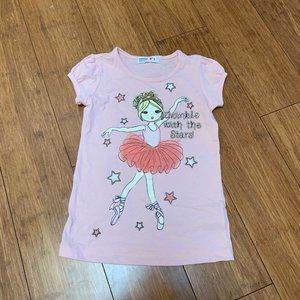 Beautees Girls' Little Ballerinas T-Shirt NWOT